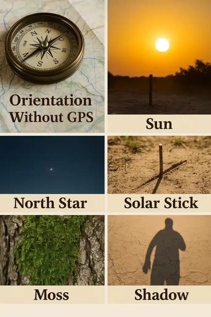 técnicas de orientación sin GPS