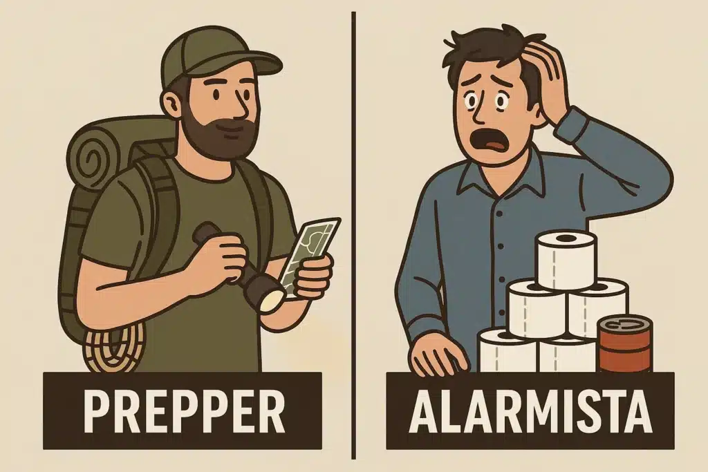 diferencias entre prepper y alarmista