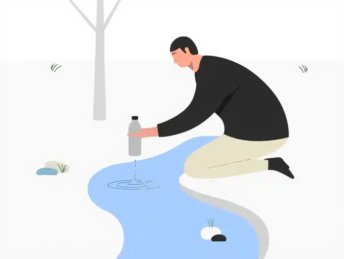 Saber potabilizar agua es un símbolo de minimalismo frente a llevar agua embotellada