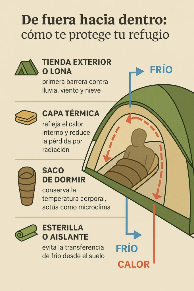 Cómo protege un refugio