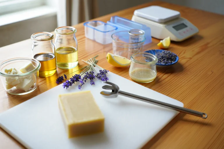 Materiales para fabricar jabón casero