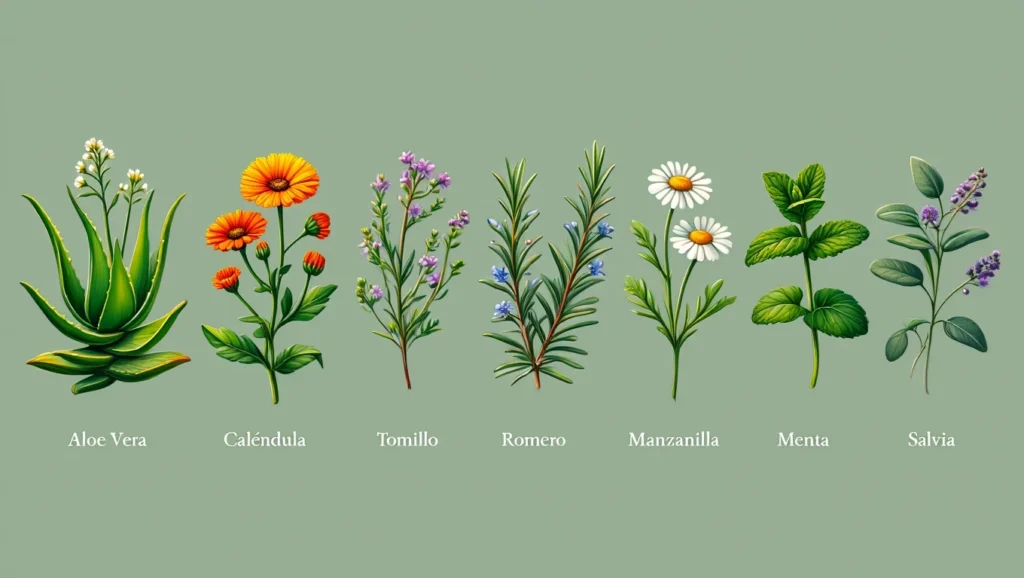 plantas medicinales para supervivencia