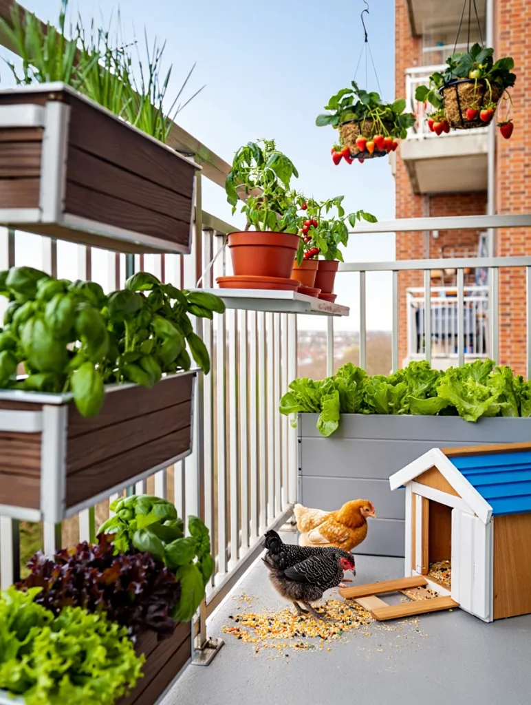 montar una granja en casa en terraza o en patio