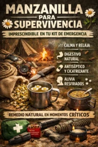 Manzanilla para supervivencia: