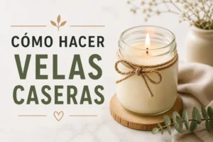 cómo hacer velas caseras paso a paso