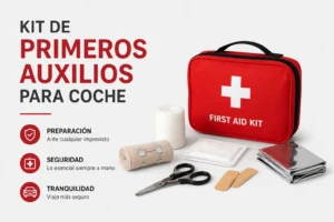 kit de primeros auxilios para coche