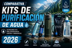 Los mejores kits de purificación de agua para supervivencia y emergencias en 2026