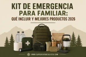 Kit de emergencia familiar: qué incluir y mejores productos 2026