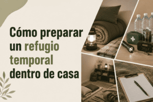 Refugio temporal dentro de casa: cómo prepararlo paso a paso