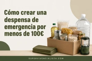 Cómo crear una despensa de emergencia por menos de 100 €: guía práctica para estar preparado
