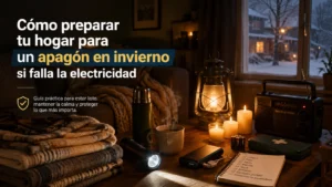 Cómo preparar tu hogar para un apagón en invierno si falla la electricidad
