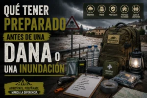 Qué tener preparado antes de una DANA o una inundación