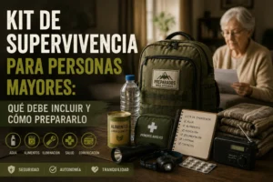 Kit de supervivencia para personas mayores: qué debe incluir y cómo prepararlo