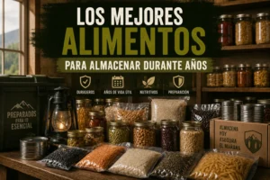 Los mejores alimentos para almacenar durante años