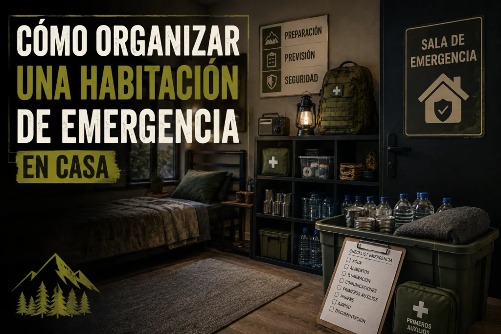 Cómo organizar una habitación de emergencia en casa