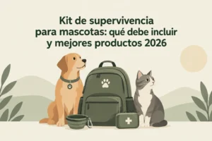 Kit de supervivencia para mascotas: qué debe incluir y mejores productos 2026